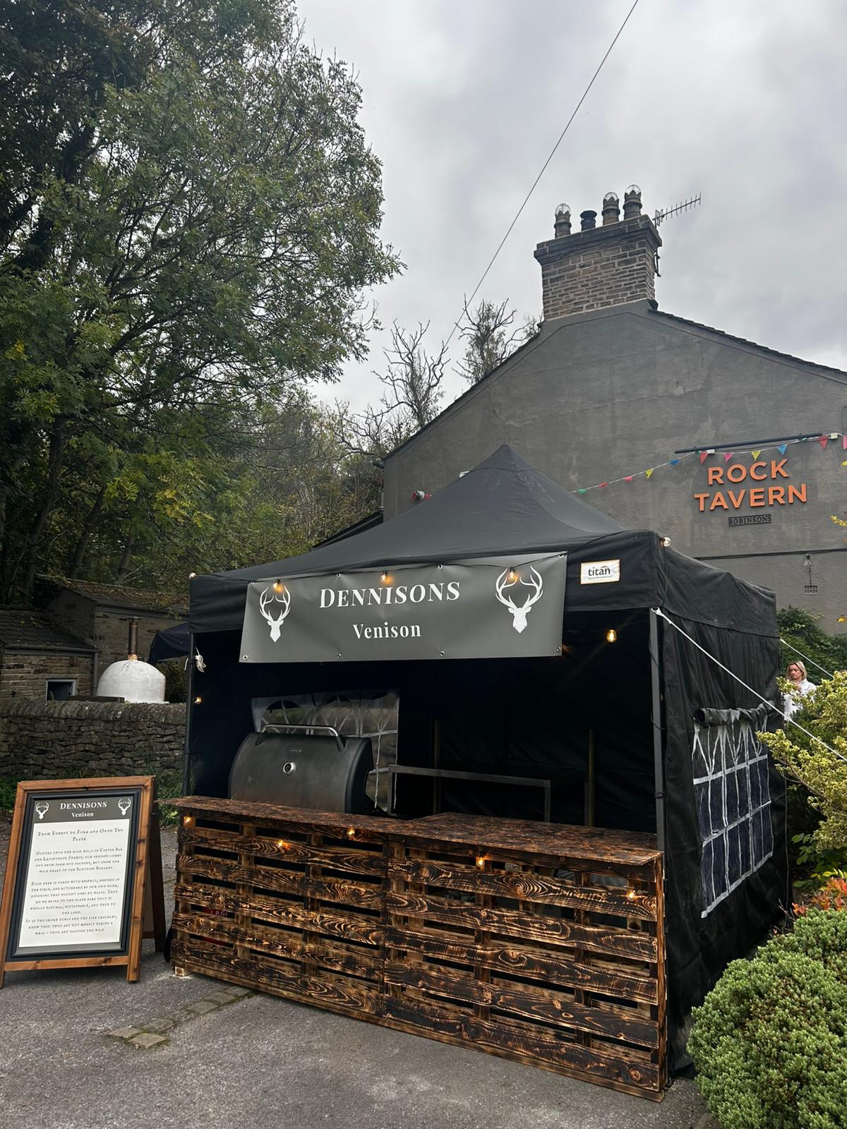 Dennisons Venison pop-up BBQ stall